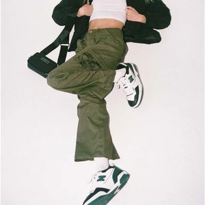 princess polly paisley green cargo pants